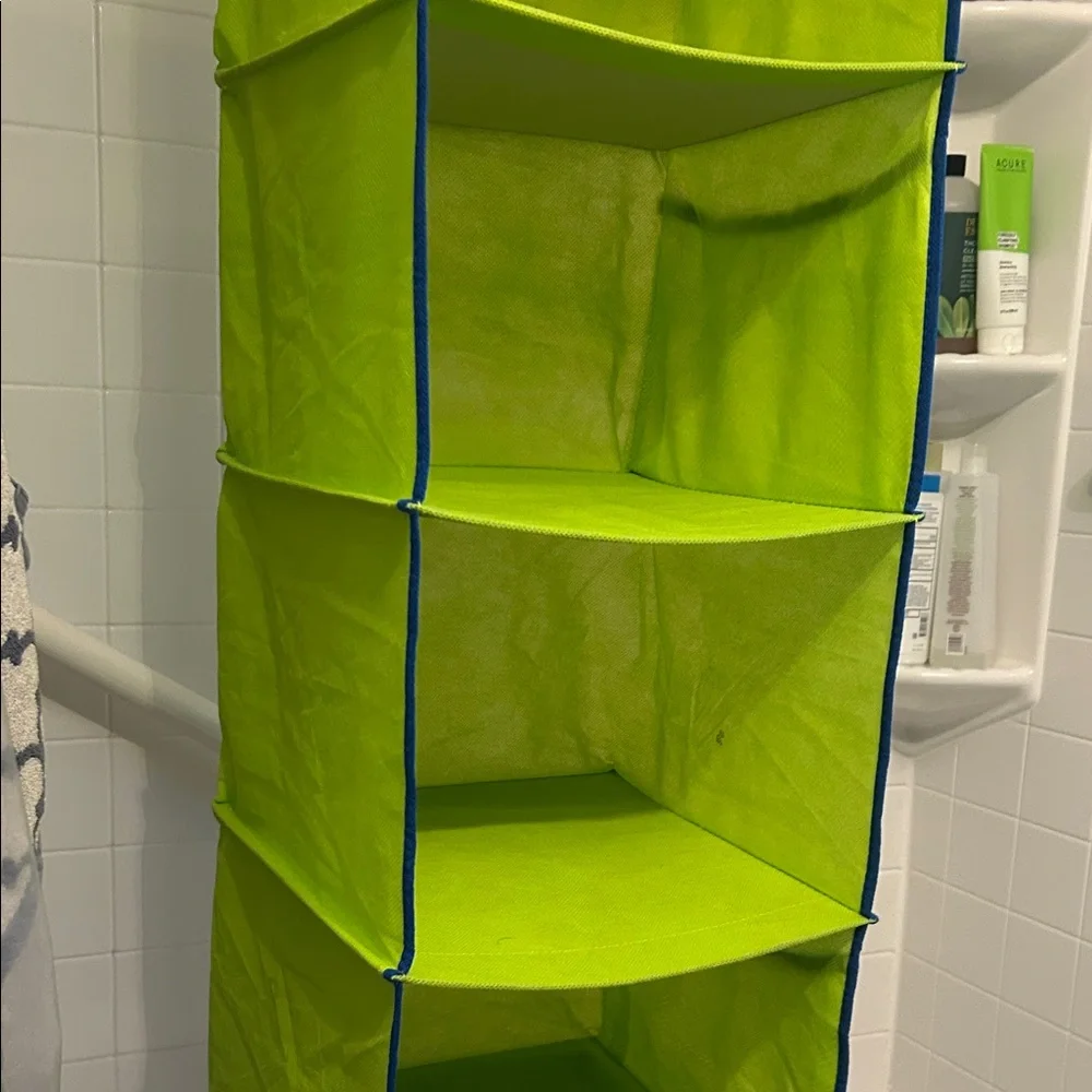 Green Hanging Closet Organizer